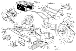 empress mountfield-petrol-rotary-roller part diagram