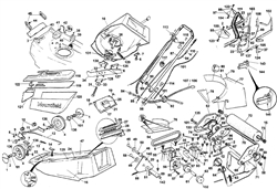 empress mountfield-petrol-rotary-roller part diagram