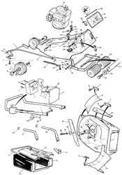 empress mountfield-petrol-rotary-roller part diagram