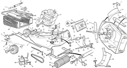 empress mountfield-petrol-rotary-roller part diagram