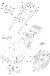 hl454sp mountfield-petrol-rotary-mowers part diagram