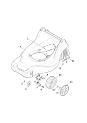 hp164 mountfield-petrol-rotary-mowers part diagram