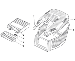 hp184 mountfield-petrol-rotary-mowers part diagram