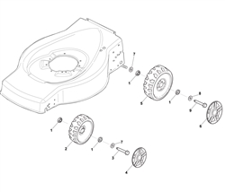 hp184 mountfield-petrol-rotary-mowers part diagram
