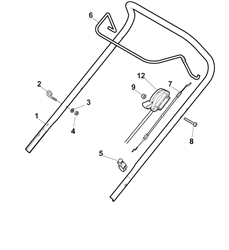 hp184 mountfield-petrol-rotary-mowers part diagram