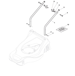 hp414-rs100-ohv bq-machines part diagram