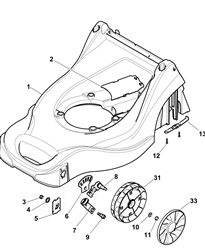 hp414-v35-150cc bq-machines part diagram