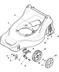 hp414-v35-150cc bq-machines part diagram