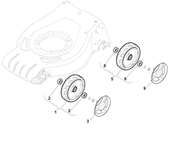 hp425 mountfield-petrol-rotary-mowers part diagram