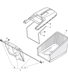 hp425 mountfield-petrol-rotary-mowers part diagram