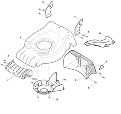hp425 mountfield-petrol-rotary-mowers part diagram
