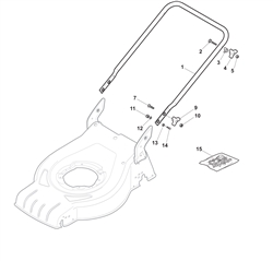 hp425 mountfield-petrol-rotary-mowers part diagram