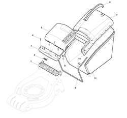 hp425 mountfield-petrol-rotary-mowers part diagram