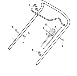 hp425 mountfield-petrol-rotary-mowers part diagram