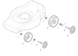 hp454 mountfield-petrol-rotary-mowers part diagram