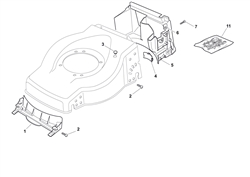 hp454 mountfield-petrol-rotary-mowers part diagram