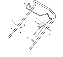 hp454-rm45-140cc-ohv bq-machines part diagram
