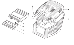 hp454-v35-150cc bq-machines part diagram