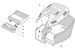 hp454-v35-150cc bq-machines part diagram