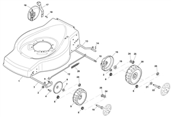 hp454-v35-150cc bq-machines part diagram