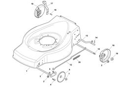 hp454-v35-150cc bq-machines part diagram