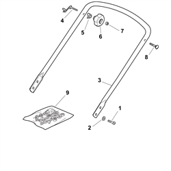 hp454-v35-150cc bq-machines part diagram