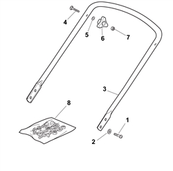 hp454-v35-150cc bq-machines part diagram