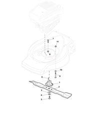 hp454-v35-150cc bq-machines part diagram