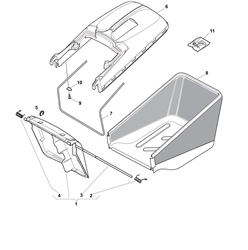 hp465r mountfield-petrol-rotary-mowers part diagram