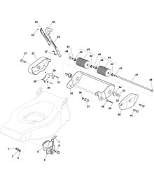 hp465r mountfield-petrol-rotary-mowers part diagram