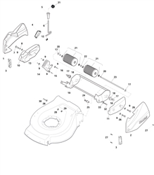 hp46r-rsc100-ohv bq-machines part diagram