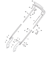 hp46r-rsc100-ohv bq-machines part diagram