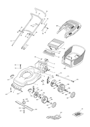 hp470 mountfield-petrol-rotary-mowers part diagram