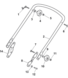 hp474 mountfield-petrol-rotary-mowers part diagram