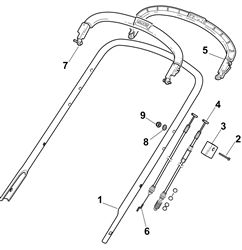 hp474 mountfield-petrol-rotary-mowers part diagram