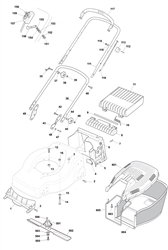 hp474 mountfield-petrol-rotary-mowers part diagram