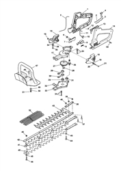 ht55 petrol-hedgetrimmers part diagram