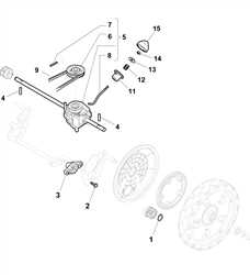 hw511pd mountfield-petrol-rotary-mowers part diagram