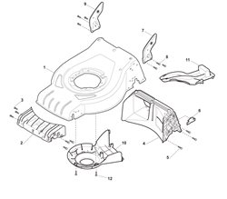 hw511pd mountfield-petrol-rotary-mowers part diagram