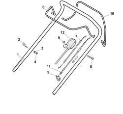 hw511pd mountfield-petrol-rotary-mowers part diagram