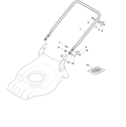 hw511pd mountfield-petrol-rotary-mowers part diagram