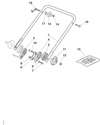 hw514pd mountfield-petrol-rotary-mowers part diagram