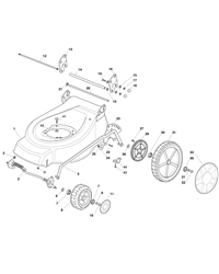 hw514pd mountfield-petrol-rotary-mowers part diagram