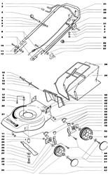 laser-delta mountfield-petrol-rotary-mowers part diagram