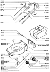 laser-delta mountfield-petrol-rotary-mowers part diagram