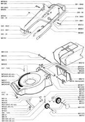 laser-delta mountfield-petrol-rotary-mowers part diagram