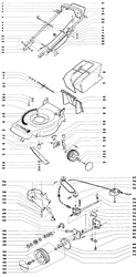 laser-delta mountfield-petrol-rotary-mowers part diagram