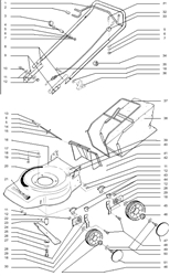 laser-delta mountfield-petrol-rotary-mowers part diagram