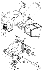 lasermascot-electric electric-rotary-mowers-mountfield part diagram