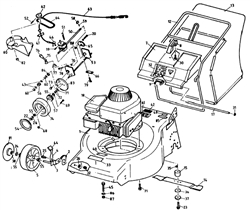lasermascot mountfield-petrol-rotary-mowers part diagram